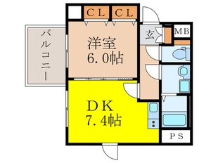 オクトレーベン新大阪の物件間取画像